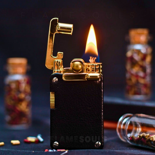 Leather-Clad Wick Lighter